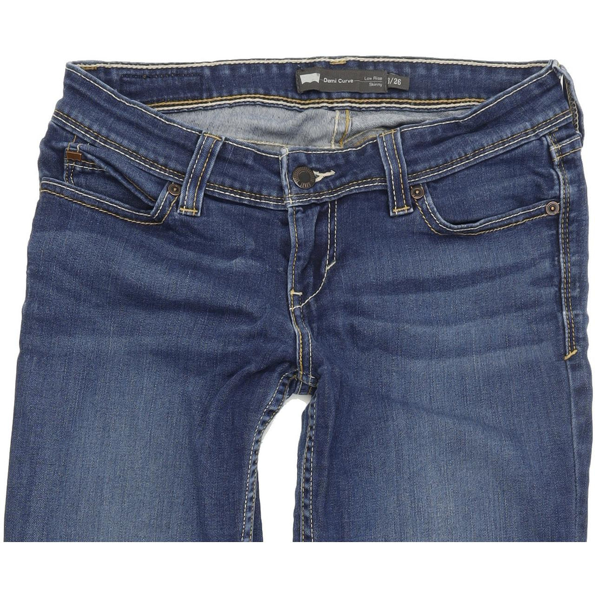 Levi's Demi Curve Women Blue Skinny Slim Stretch Jeans W26 L29