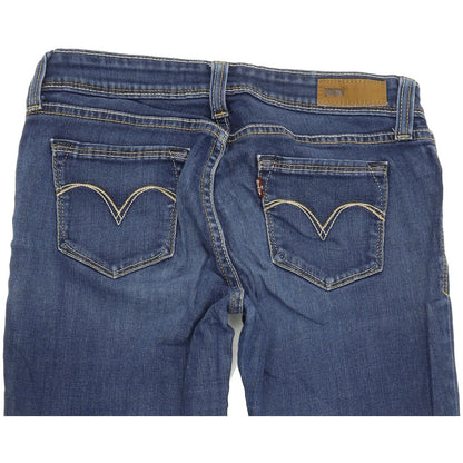Levi's Demi Curve Women Blue Skinny Slim Stretch Jeans W26 L29