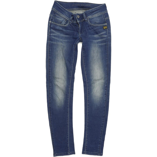 G-Star Midge Cody Women Blue Skinny Slim Stretch Jeans W26 L30