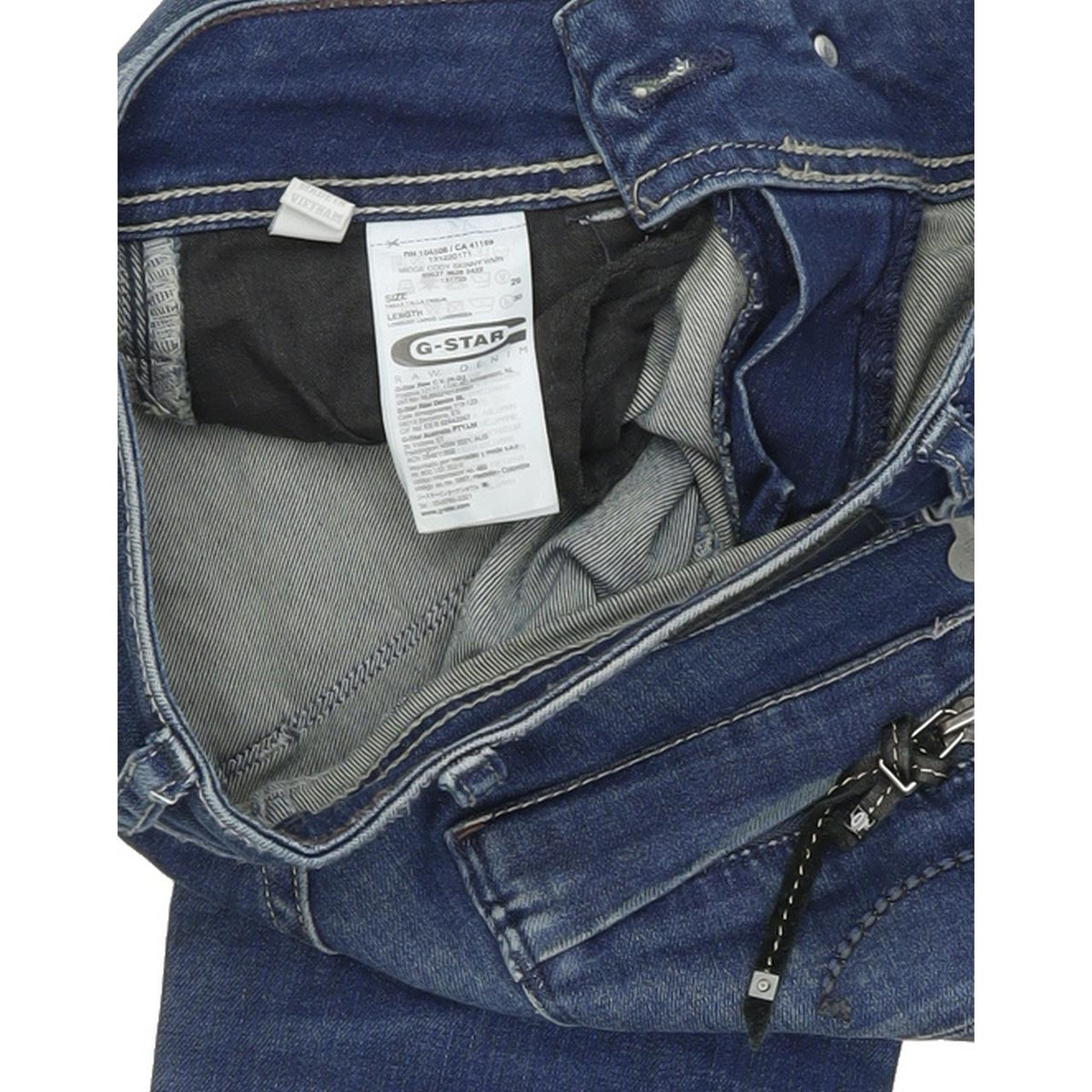 G-Star Midge Cody Women Blue Skinny Slim Stretch Jeans W26 L30