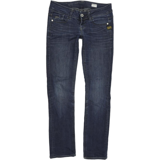 G-Star Lynn Women Blue Straight Regular Stretch Jeans W27 L32