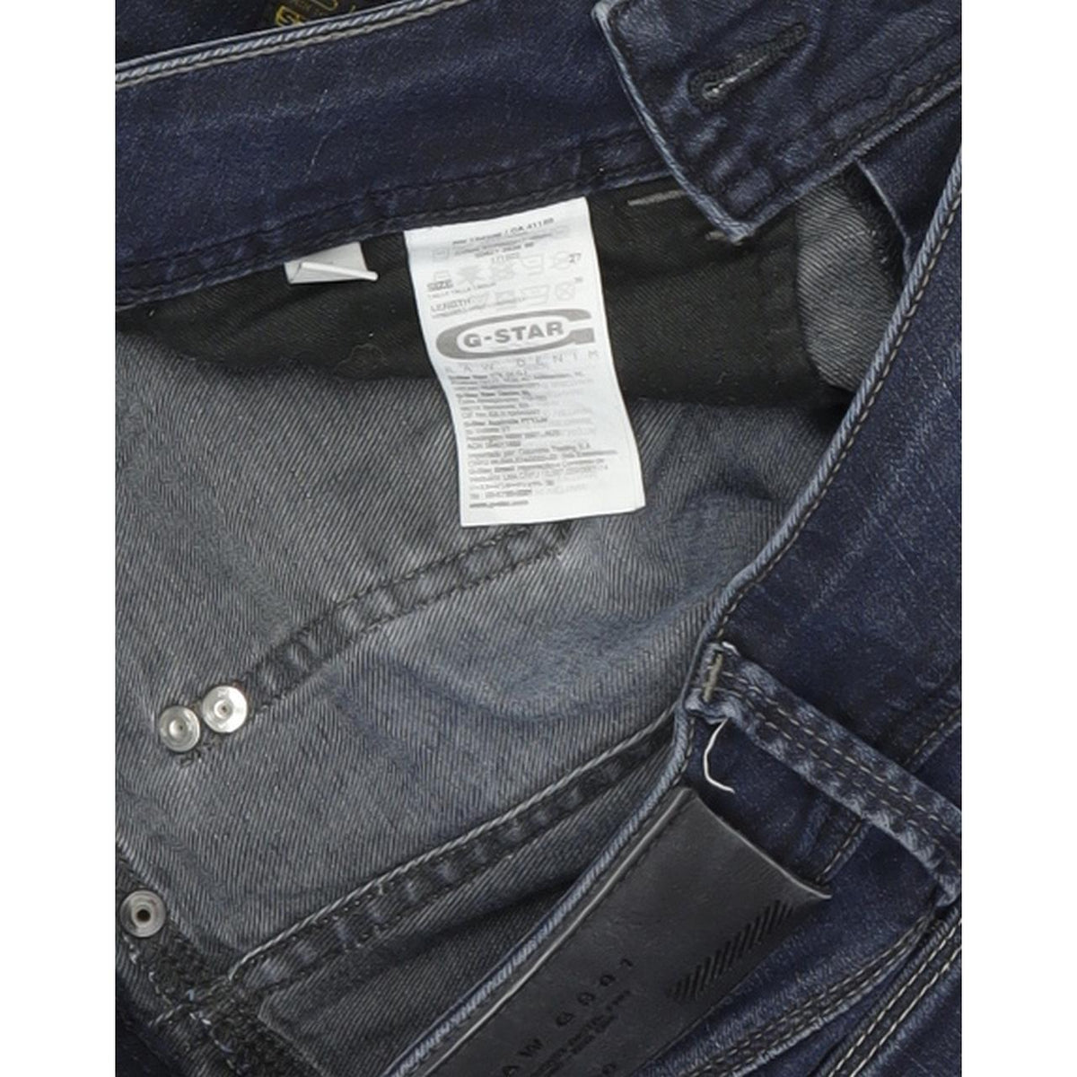 G-Star Lynn Women Blue Straight Regular Stretch Jeans W27 L32
