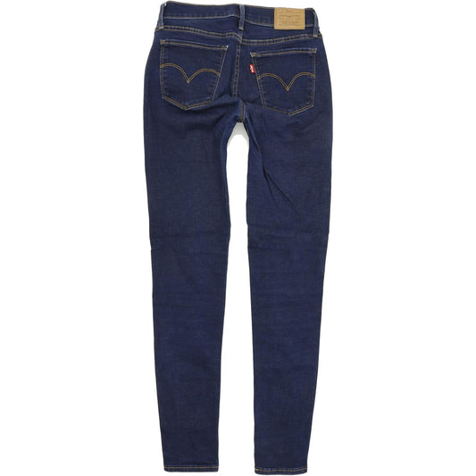 Levi's 710 Women Blue Skinny Slim Stretch Jeans W27 L30