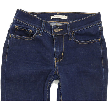 Levi's 710 Women Blue Skinny Slim Stretch Jeans W27 L30