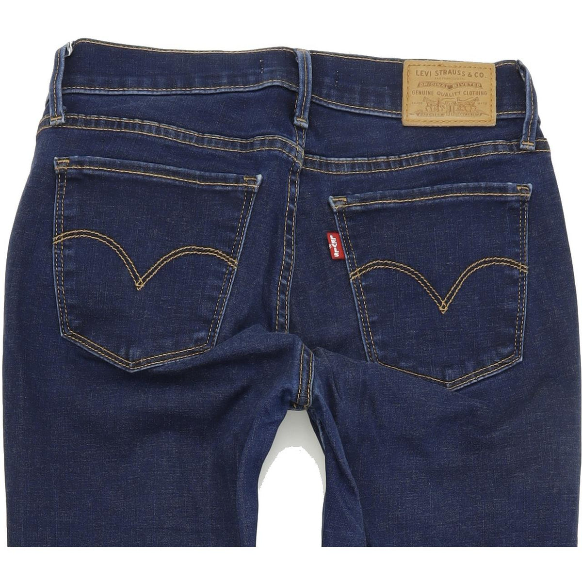 Levi's 710 Women Blue Skinny Slim Stretch Jeans W27 L30
