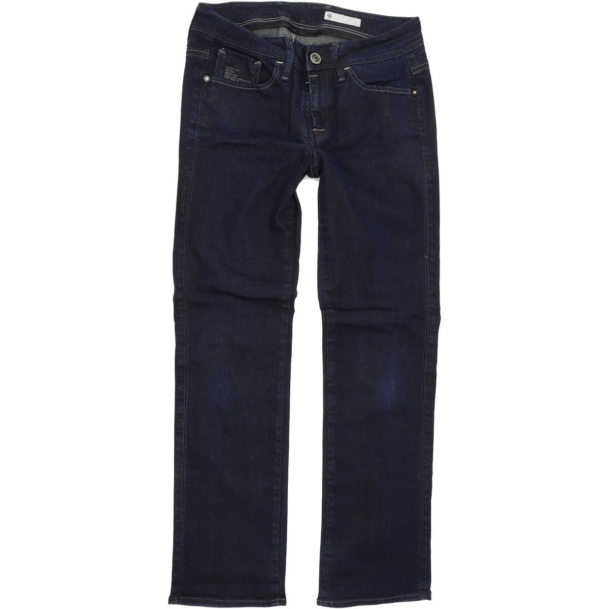 G-Star Nova  Women Blue Straight Regular Stretch Jeans W28 L30