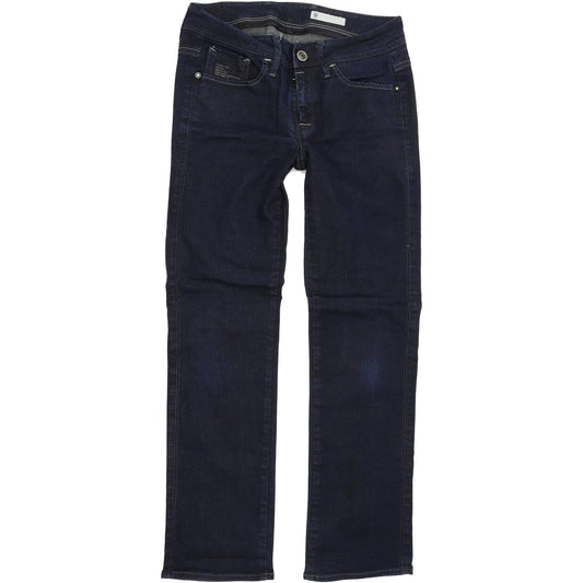 G-Star Nova  Women Blue Straight Regular Stretch Jeans W28 L30