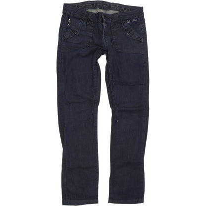 G-Star Women Blue Straight Regular Stretch Jeans W28 L29