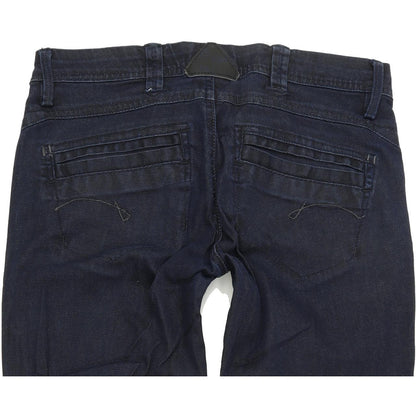 G-Star Women Blue Straight Regular Stretch Jeans W28 L29