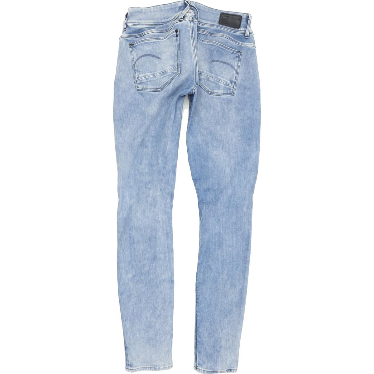 G-Star Lynn Mid Women Blue Skinny Slim Stretch Jeans W28 L32
