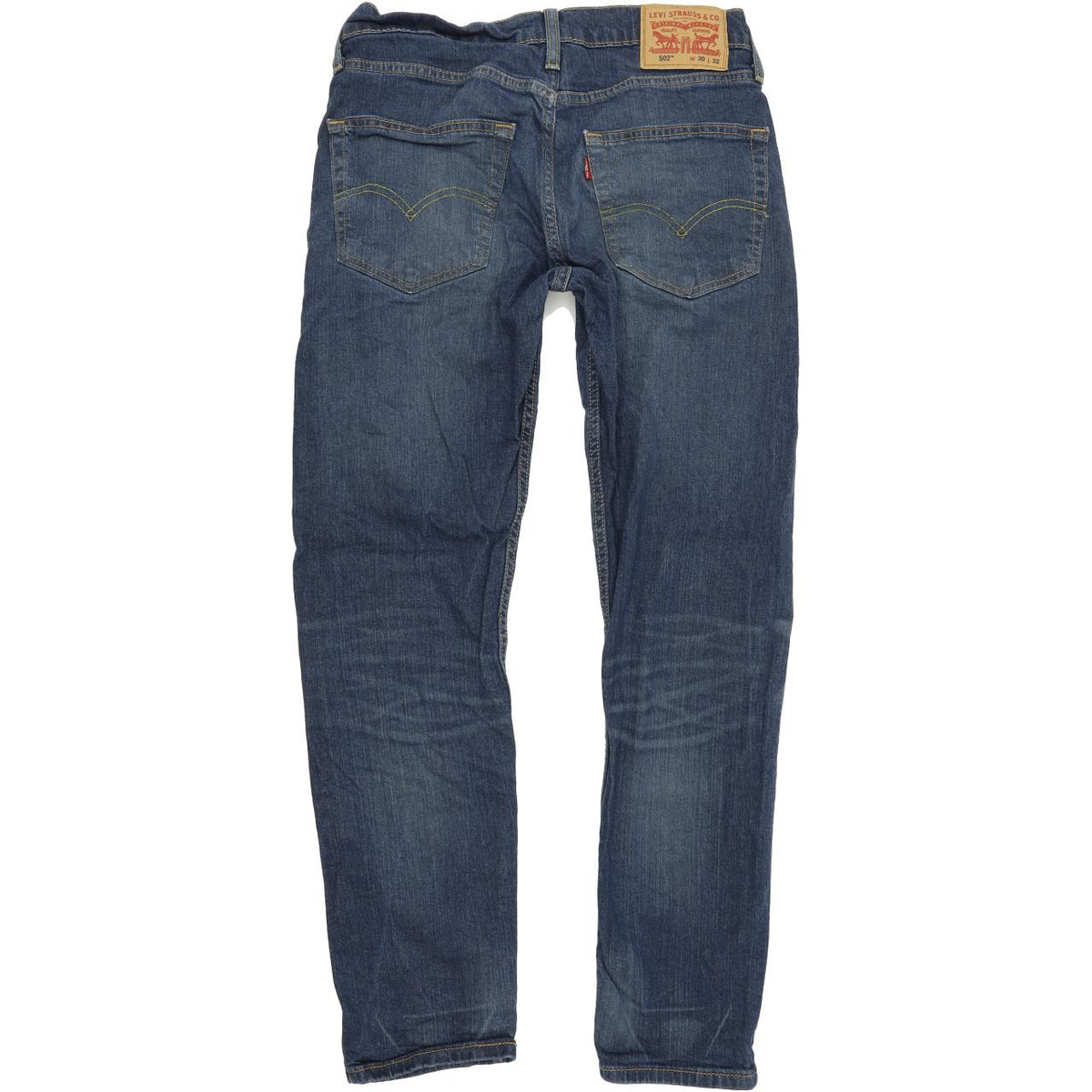 Levi's 502 Men Blue Straight Slim Stretch Jeans W30 L32