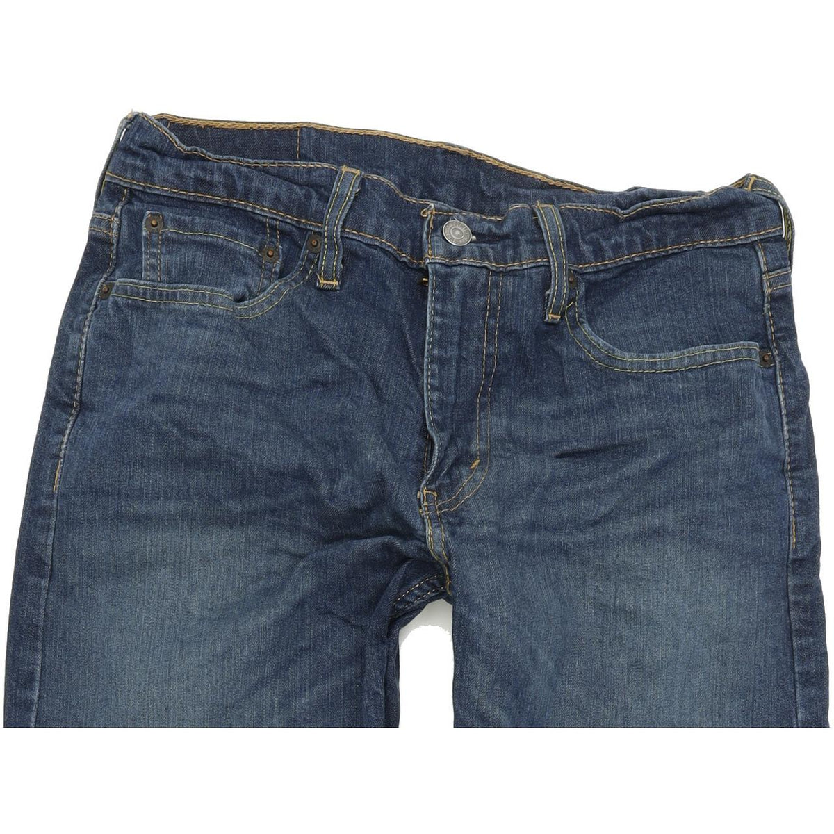 Levi's 502 Men Blue Straight Slim Stretch Jeans W30 L32