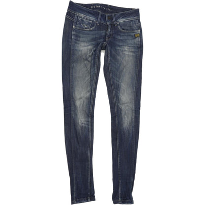 G-Star Midge Cody Women Blue Skinny Slim Stretch Jeans W26 L34