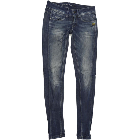 G-Star Midge Cody Women Blue Skinny Slim Stretch Jeans W26 L34