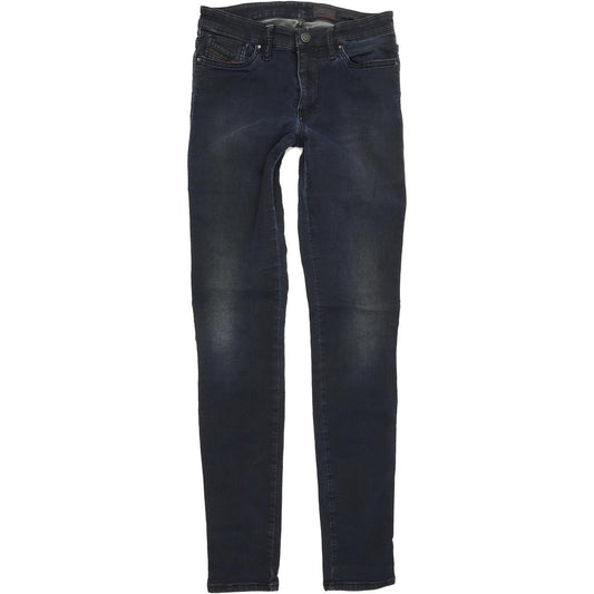 Diesel Skinzee Women Blue Skinny Slim Stretch Jeans W26 L32
