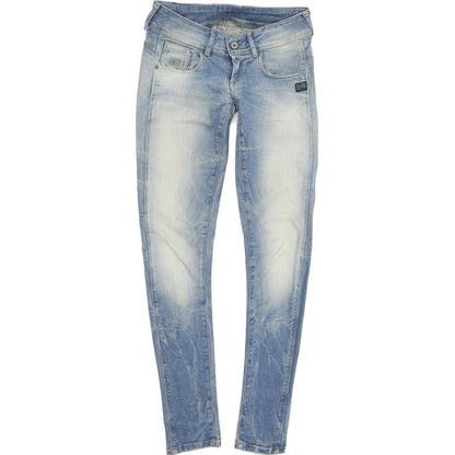 G-Star Midge Cody Women Blue Skinny Slim Stretch Jeans W25 L32