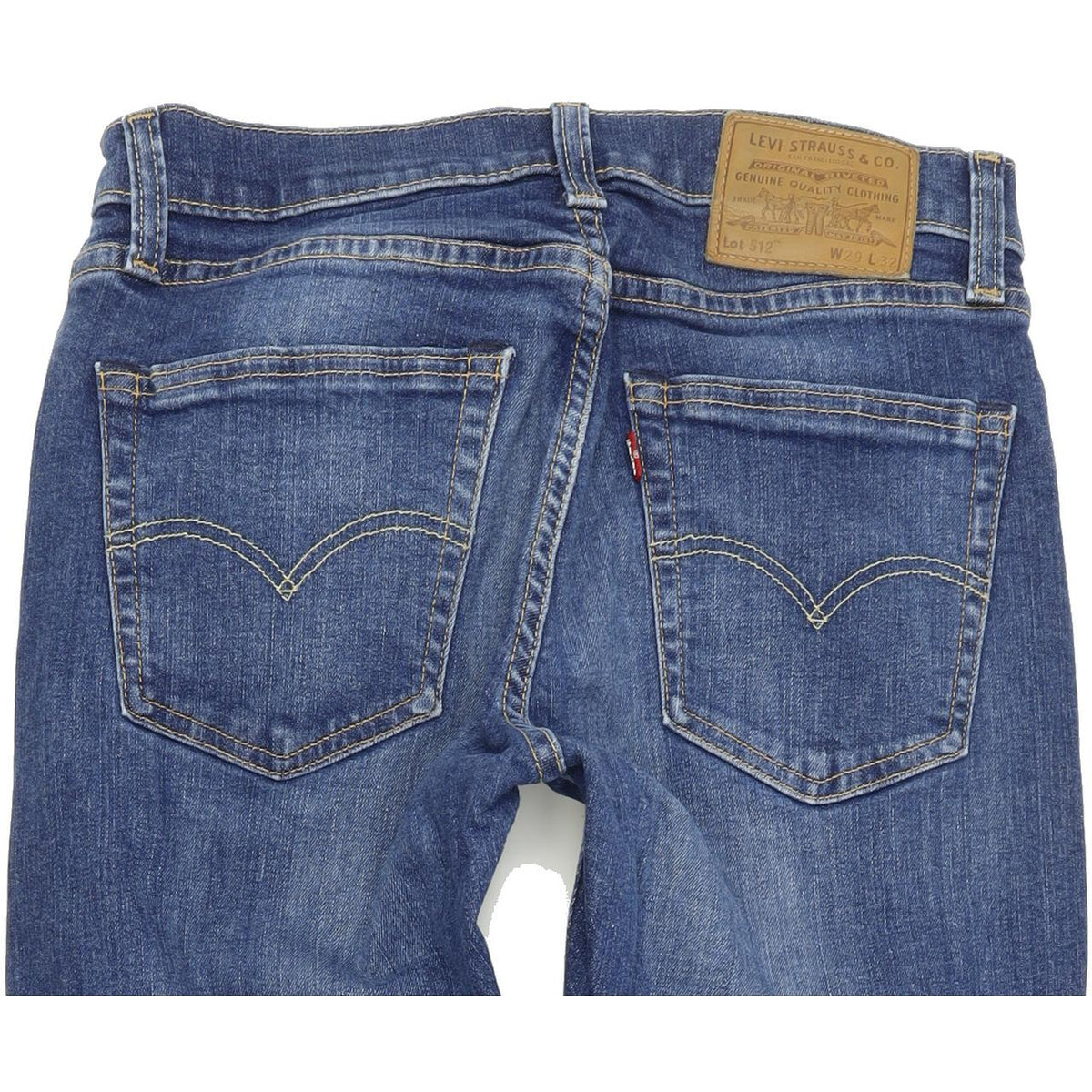 Levi's 512 Men Blue Skinny Slim Stretch Jeans W29 L32