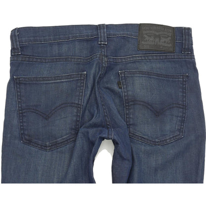Levi's 511 Men Blue Straight Slim Stretch Jeans W30 L32