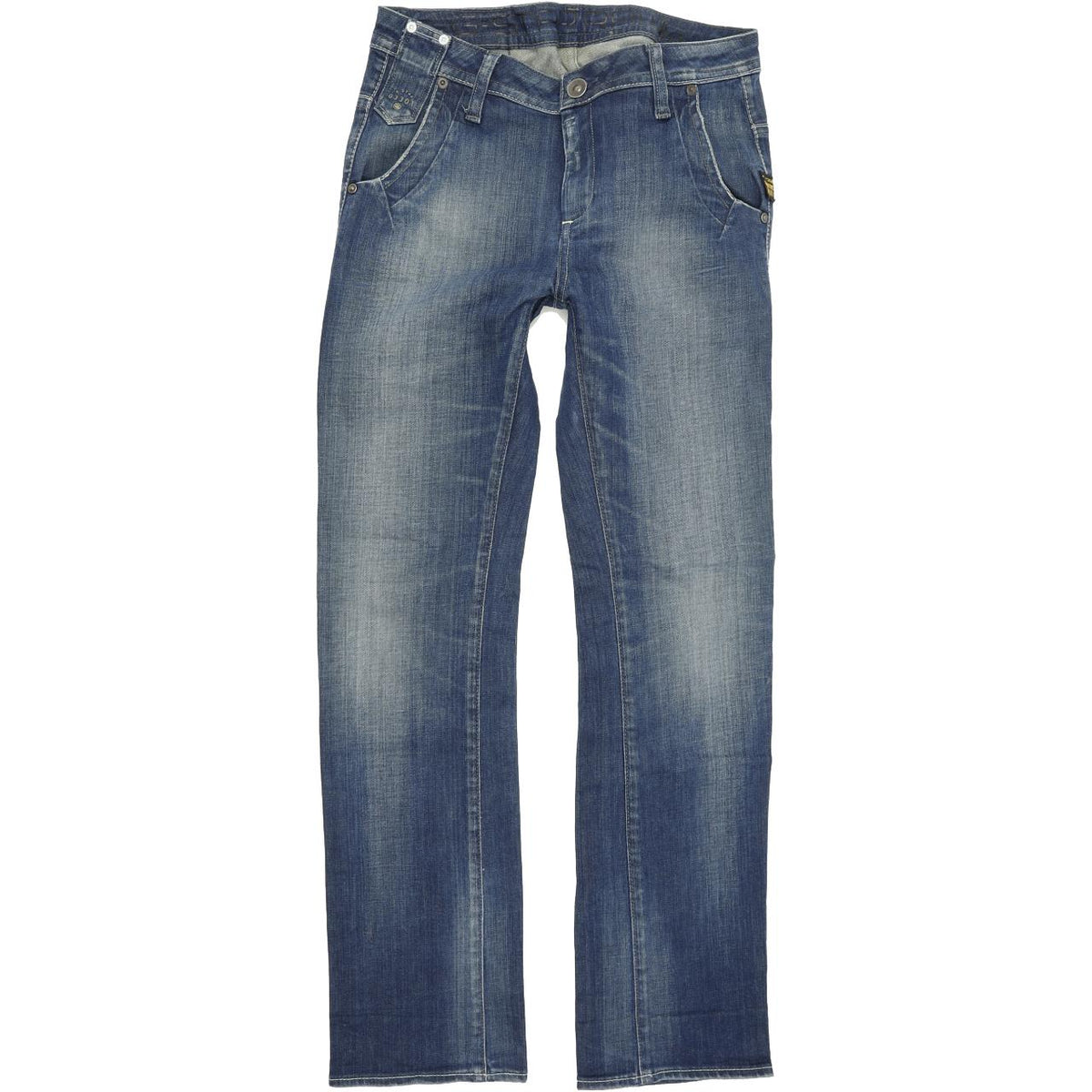 G-Star Lyric Women Blue Straight Loose Stretch Jeans W25 L32