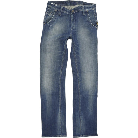 G-Star Lyric Women Blue Straight Loose Stretch Jeans W25 L32