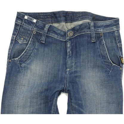 G-Star Lyric Women Blue Straight Loose Stretch Jeans W25 L32