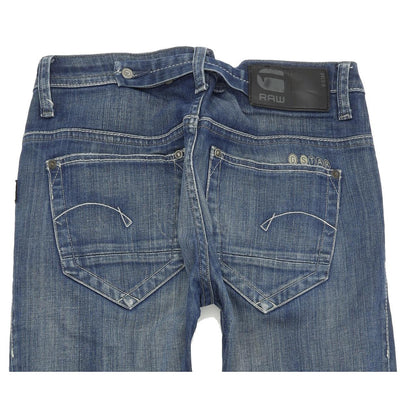 G-Star Lyric Women Blue Straight Loose Stretch Jeans W25 L32