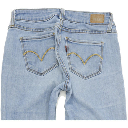Levi's Women Blue Skinny Slim Jegging Stretch Jeans W26 L30