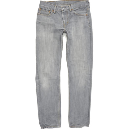 Levi's 511 Men Grey Straight Slim Jeans W32 L32