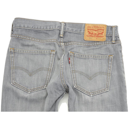 Levi's 511 Men Grey Straight Slim Jeans W32 L32