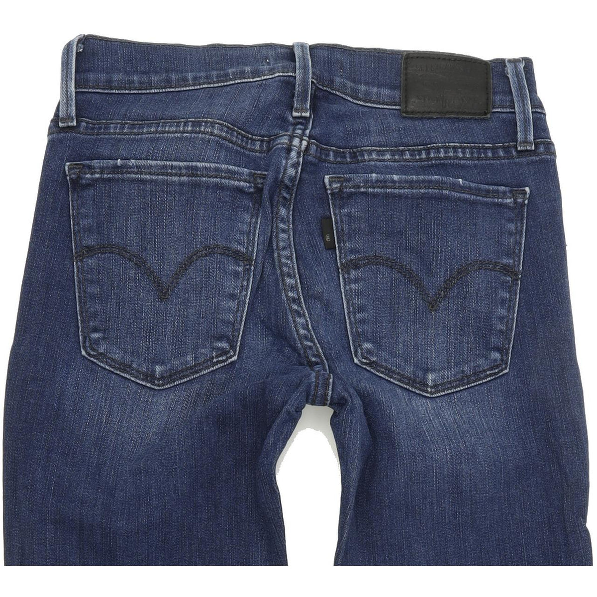 Levi's 710 Super Women Blue Skinny Slim Stretch Jeans W25 L30