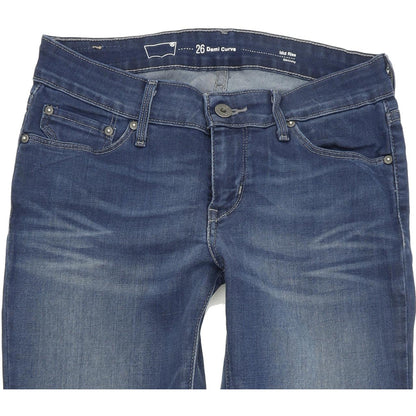 Levi's Demi Curve Women Blue Skinny Slim Stretch Jeans W26 L32