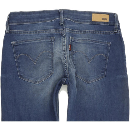 Levi's Demi Curve Women Blue Skinny Slim Stretch Jeans W26 L32