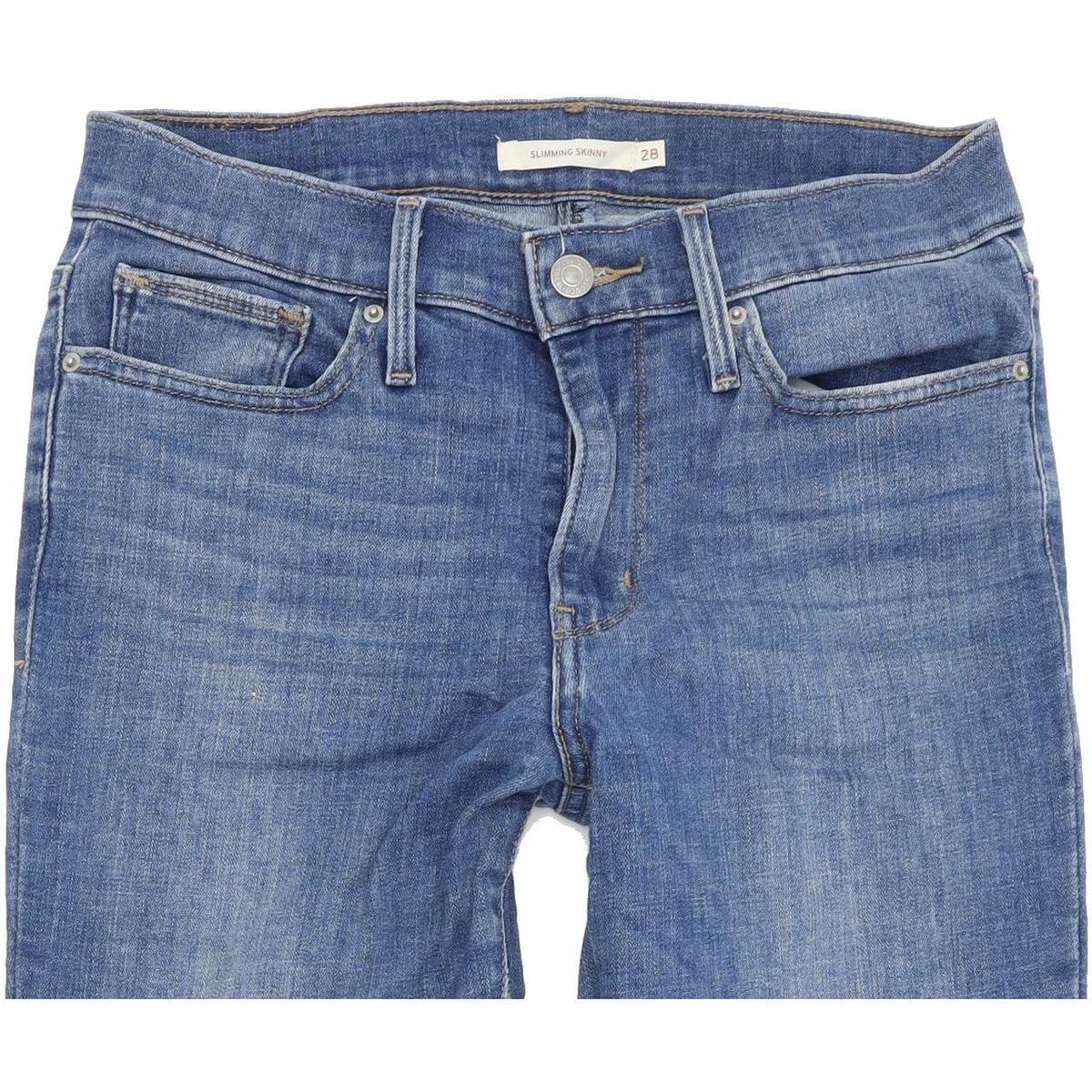 Levi's Slimming Women Blue Skinny Slim Stretch Jeans W28 L30