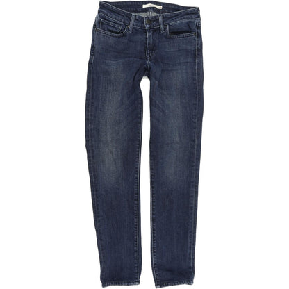 Levi's 712 Women Blue Skinny Slim Stretch Jeans W25 L28
