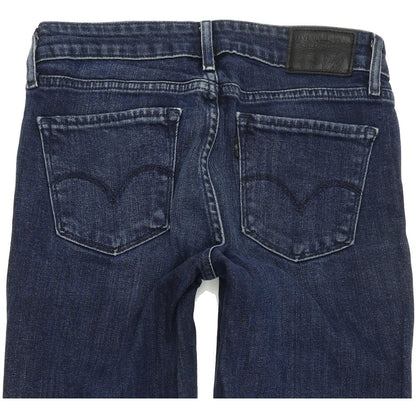 Levi's 712 Women Blue Skinny Slim Stretch Jeans W25 L28