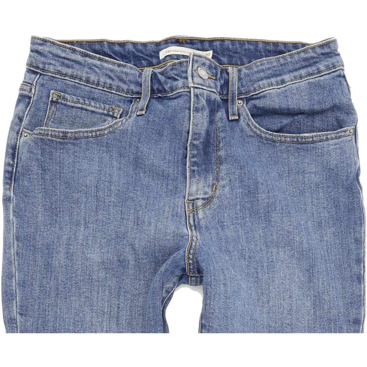 Levi's 721 High Rise Women Blue Skinny Slim Stretch Jeans W30 L30