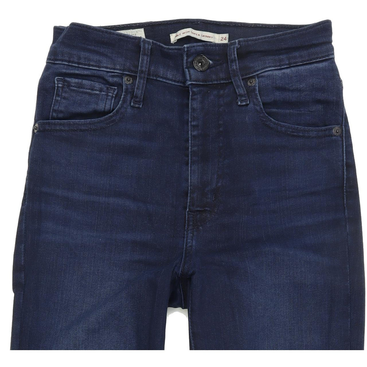 Levi's Mile High Women Blue Skinny Slim Stretch Jeans W24 L28