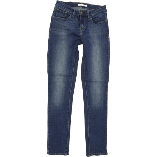 Levi's Mid Rise Women Blue Skinny Slim Stretch Jeans W27 L32
