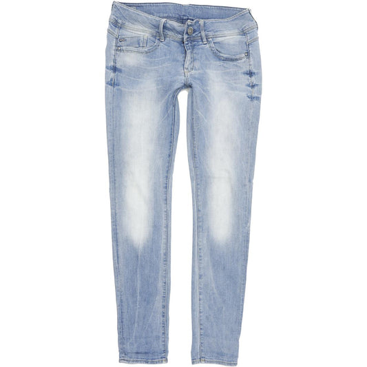 G-Star Lynn Mid Women Blue Skinny Slim Stretch Jeans W29 L32