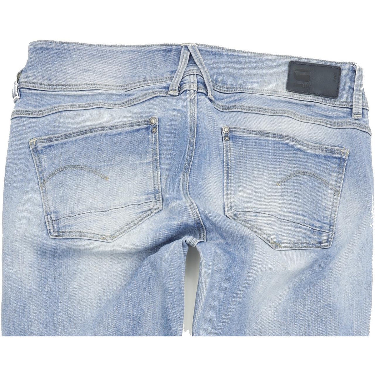 G-Star Lynn Mid Women Blue Skinny Slim Stretch Jeans W29 L32
