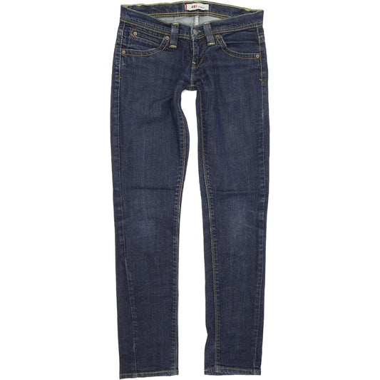 Levi's 481 Women Blue Skinny Slim Stretch Jeans W26 L32