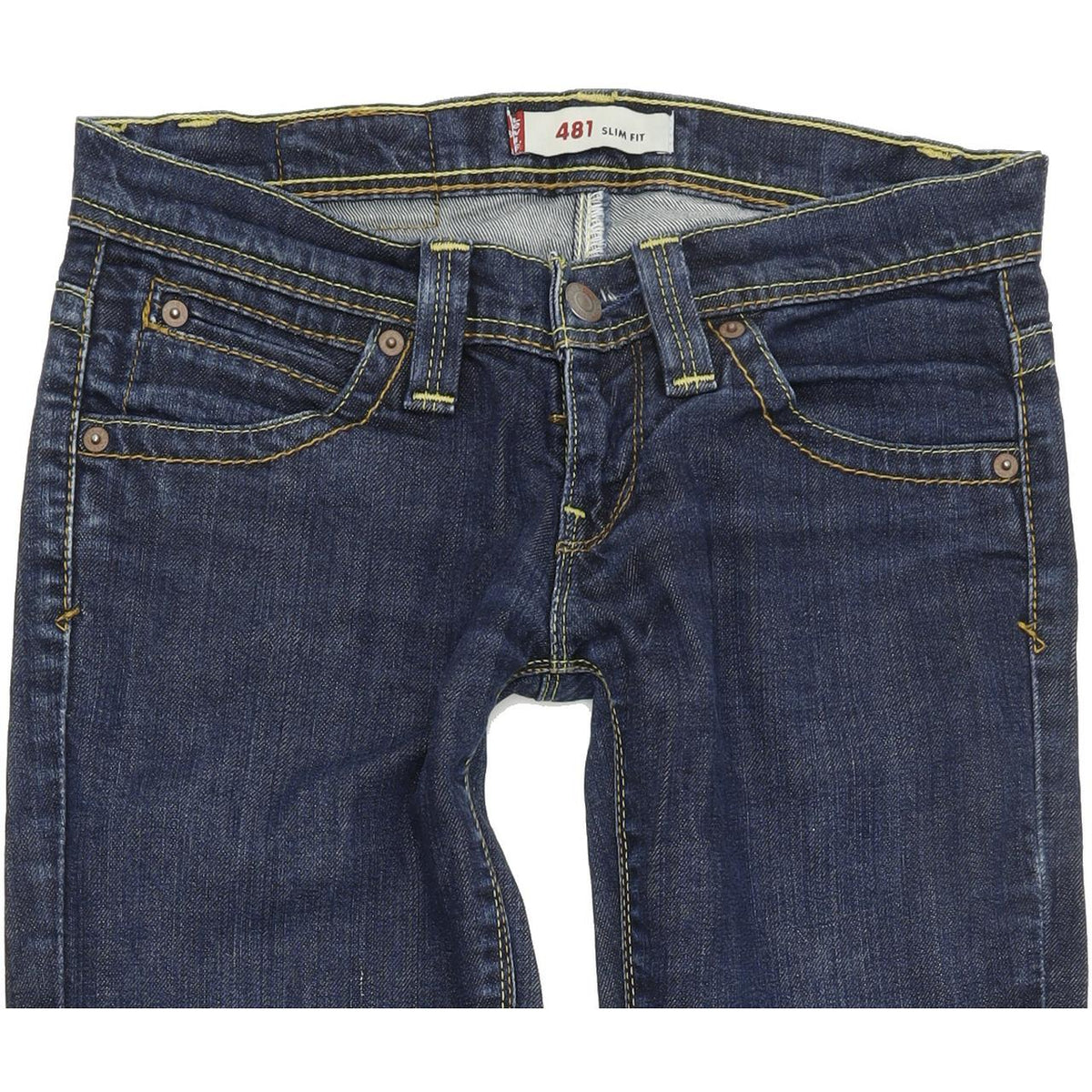 Levi's 481 Women Blue Skinny Slim Stretch Jeans W26 L32