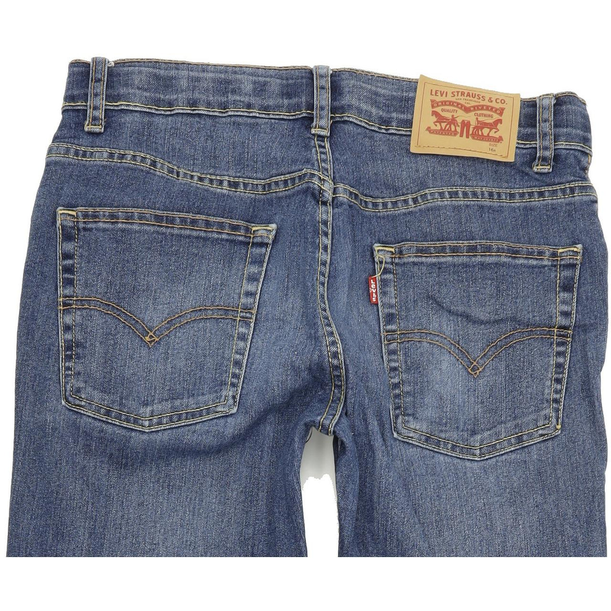 Levi's 511 Kids Blue Skinny Slim Stretch Jeans W27 L31