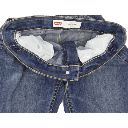 Levi's 511 Kids Blue Skinny Slim Stretch Jeans W27 L31