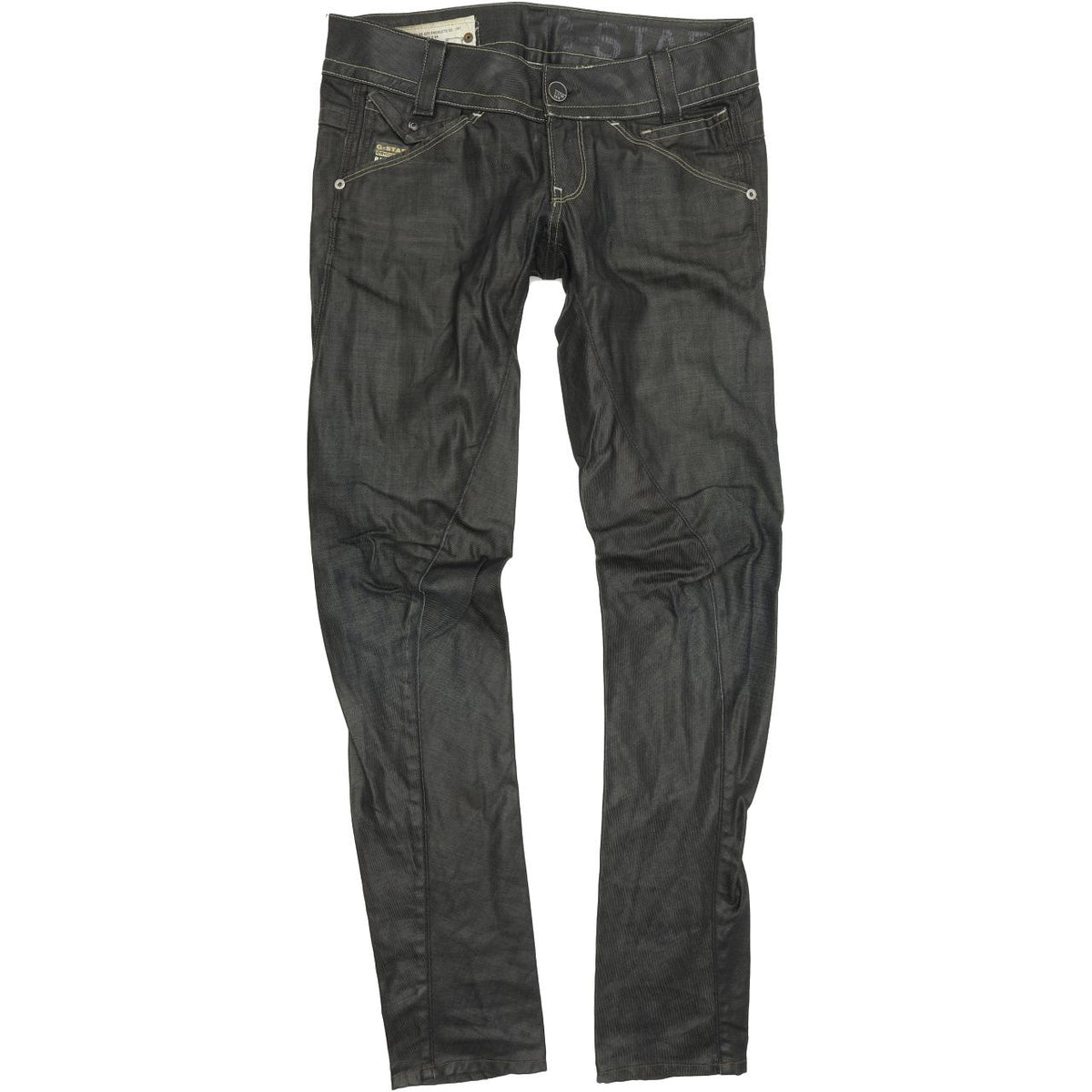 G-Star Expert Women Blue Tapered Regular Jeans W28 L34