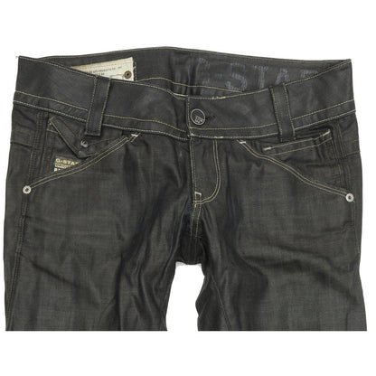 G-Star Expert Women Blue Tapered Regular Jeans W28 L34