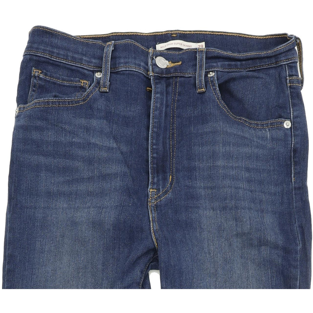 Levi's Mile High Women Blue Skinny Slim Stretch Jeans W29 L32