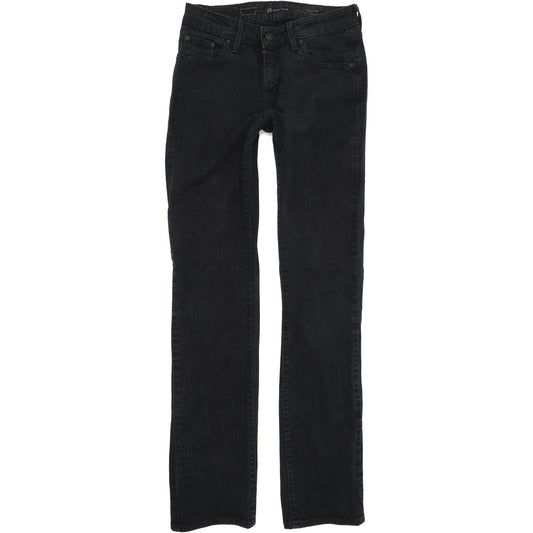 Levi's Women Black Straight Regular Stretch Jeans W26 L32