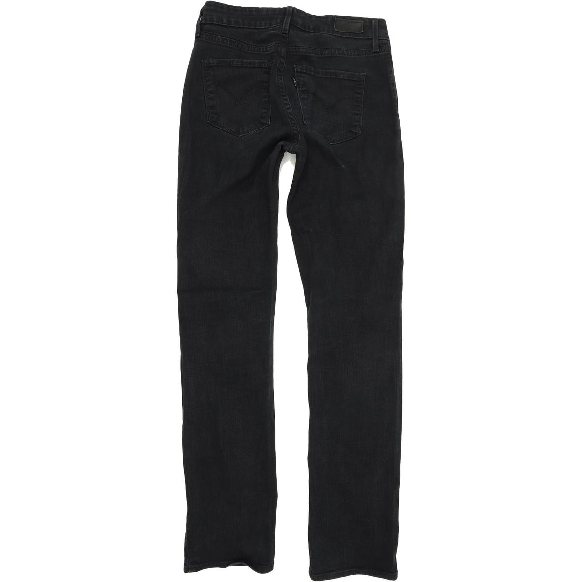 Levi's Women Black Straight Regular Stretch Jeans W26 L32