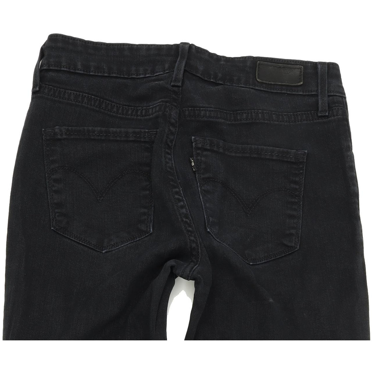 Levi's Women Black Straight Regular Stretch Jeans W26 L32